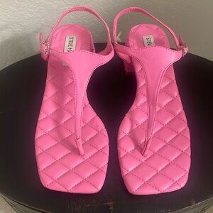 Steve Madden quilted sandals.